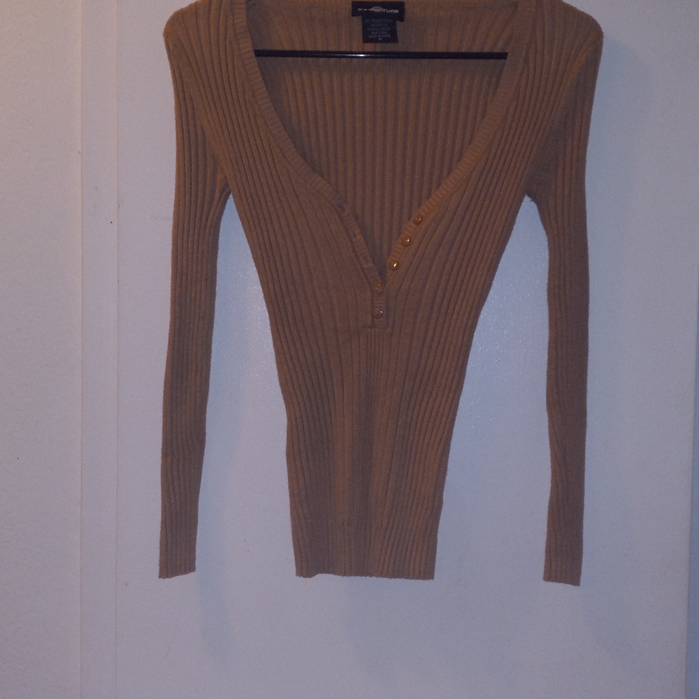 "IT'S OUR TIME" SWEATER SIZE JR.M